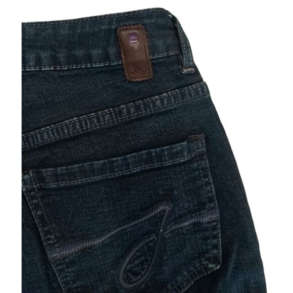 JAG Dark Stretch Straight Leg Jeans Size 4 P 4P - Picture 4 of 6